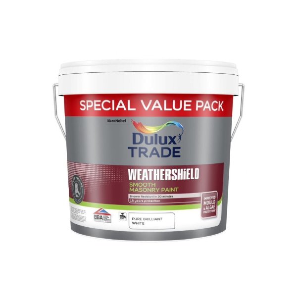 Dulux Trade Weathershield Smooth Masonry Paint