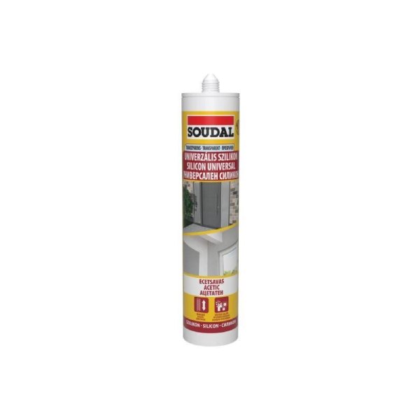 SOUDAL Универсален силиконов уплътнител 280мл