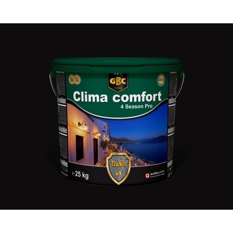 GBC Trioks Clima Comfort 4 Season Pro Структурна силиконова фасадна мазилка 25кг