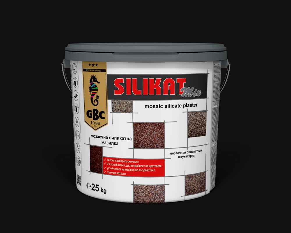 GBC Silikat Mix – Силикатна мозаечна мазилка 25 kg.