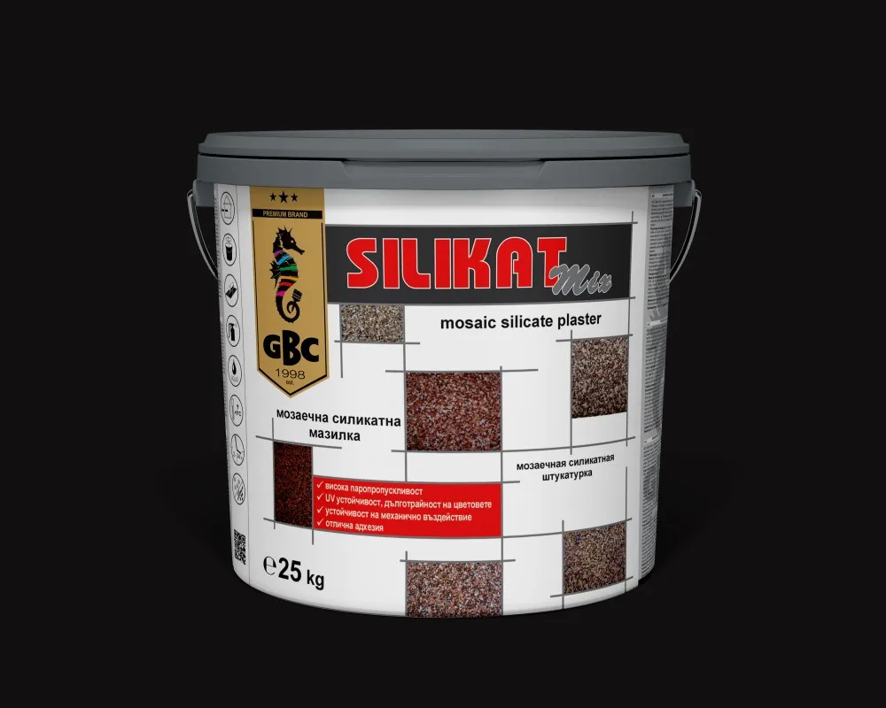 GBC Silikat Mix – Силикатна мозаечна мазилка 25 kg.