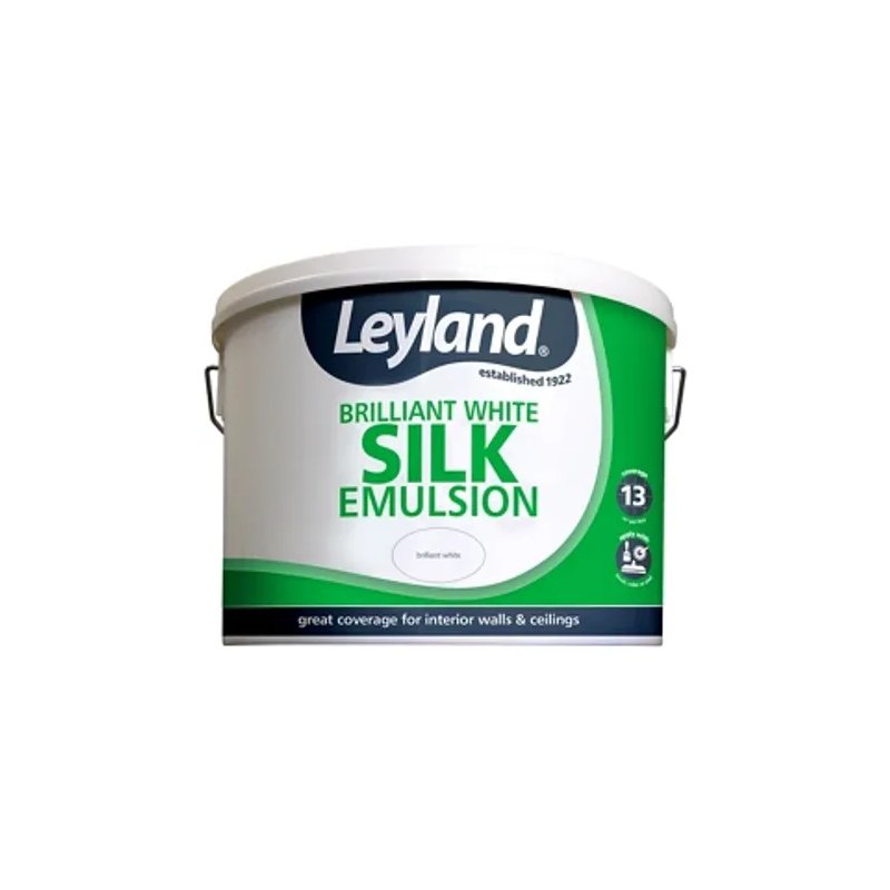 Leyland Brilliant White Silk Emulsion Боя бяла 10л