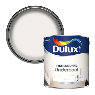 Dulux Professional White Undercoat за дърво и метал, 2.5L