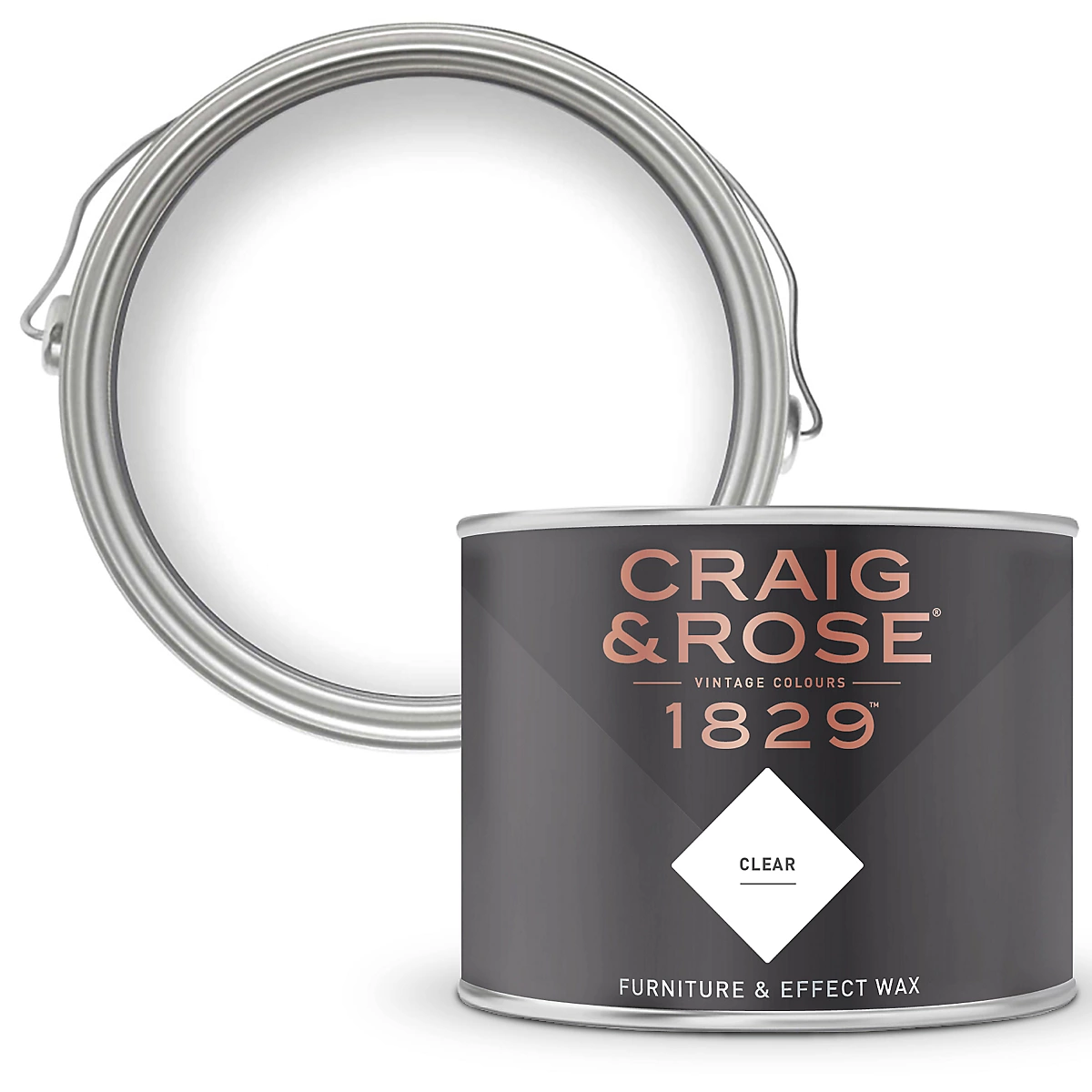 Восък за финишно покритие за мебели Craig & Rose Clear Matt, 0.5 л